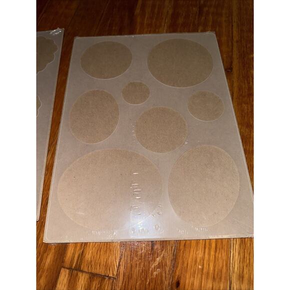 2 Creative Memories Template Designs Stars Hearts Geometric Shapes Ovals Circles - Picture 4 of 7